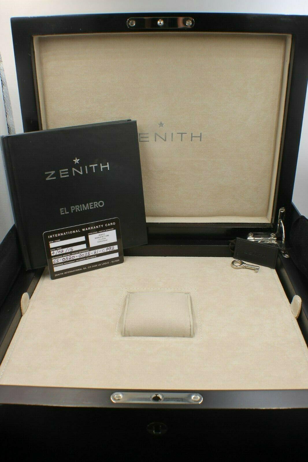 Zenith, tourbillon de grande classe en or blanc 18 carats 65,0520.4035/21,C492 Excellent état - En vente à San Diego, CA