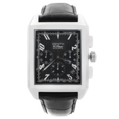 Zenith Grande Port Royal El Primero Chrono Steel Black Dial Watch 03.0550.400