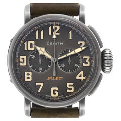 Zenith Heritage Pilot Type 20 Chronograph Mens Watch 11.2430.4069 Box Card