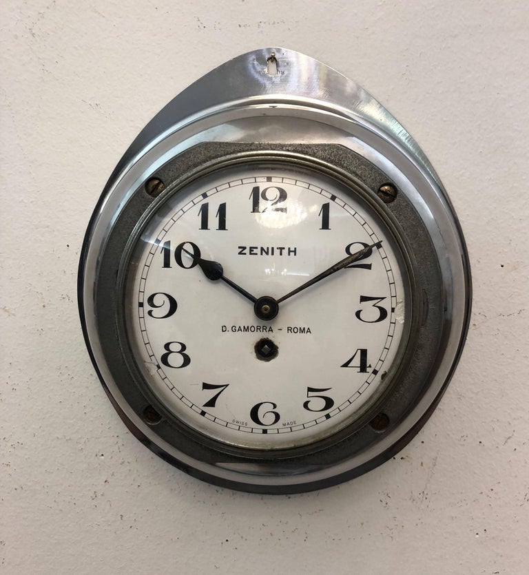 Zenith Industrial Wall Clock at 1stDibs