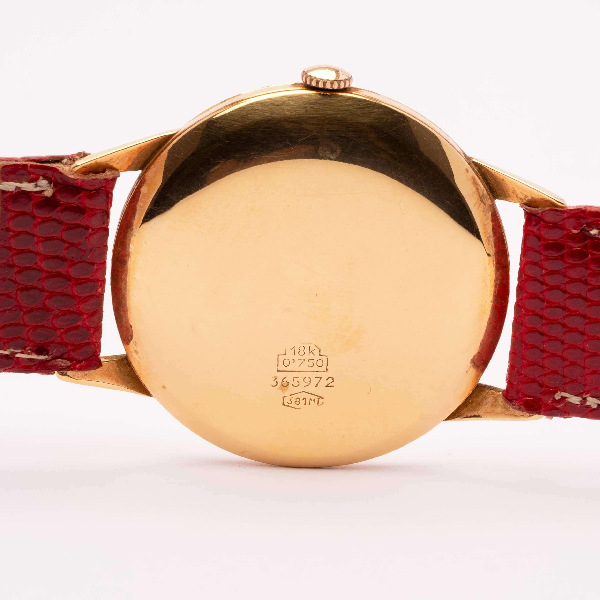 Men's Zenith manual winding gold watch For Sale