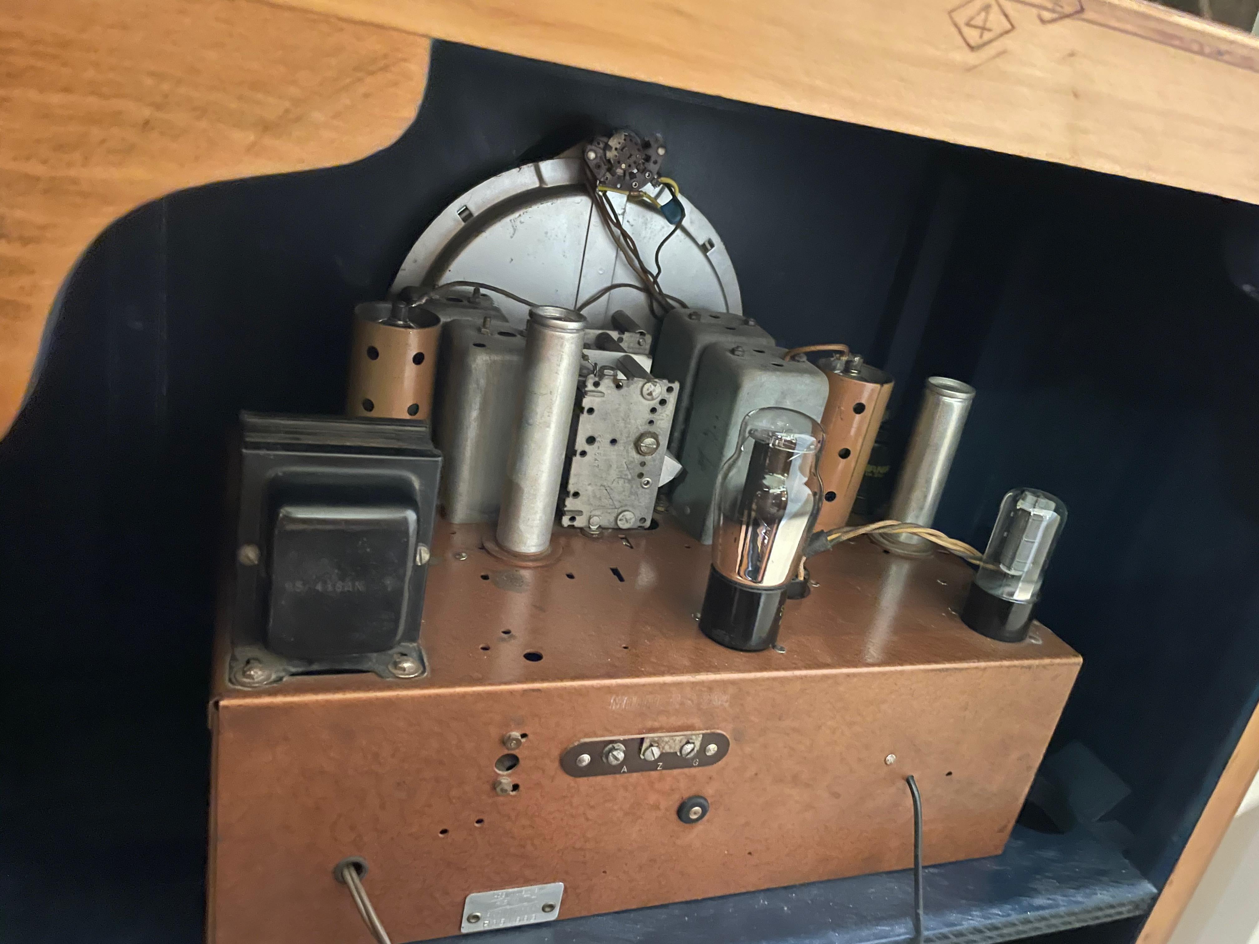 Verre Radio console Zenith modèle 6S254, 1938, Bluetooth en vente