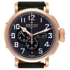 Zenith Montre d'Aeronef Type 20 Annual Calendar Mens Watch 87.2430.4054 Box Card