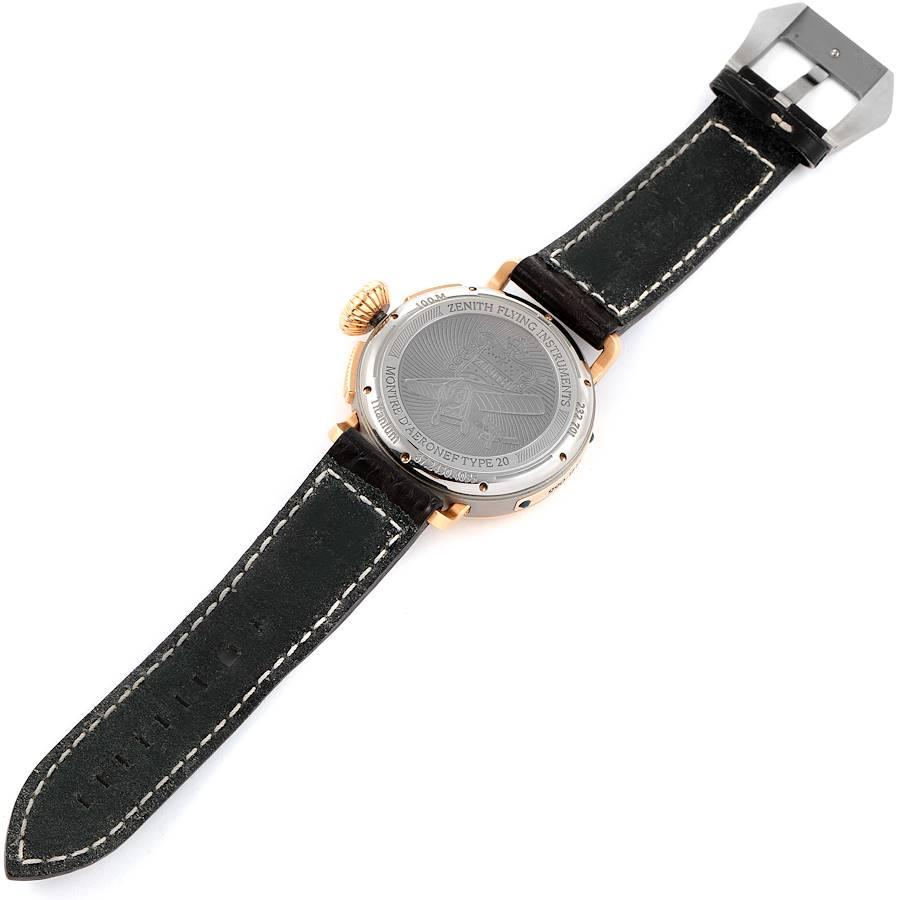 Zenith Montre d'Aeronef Type 20 Tourbillon Rose Gold Titanium Watch 87.2430.4035 For Sale 1