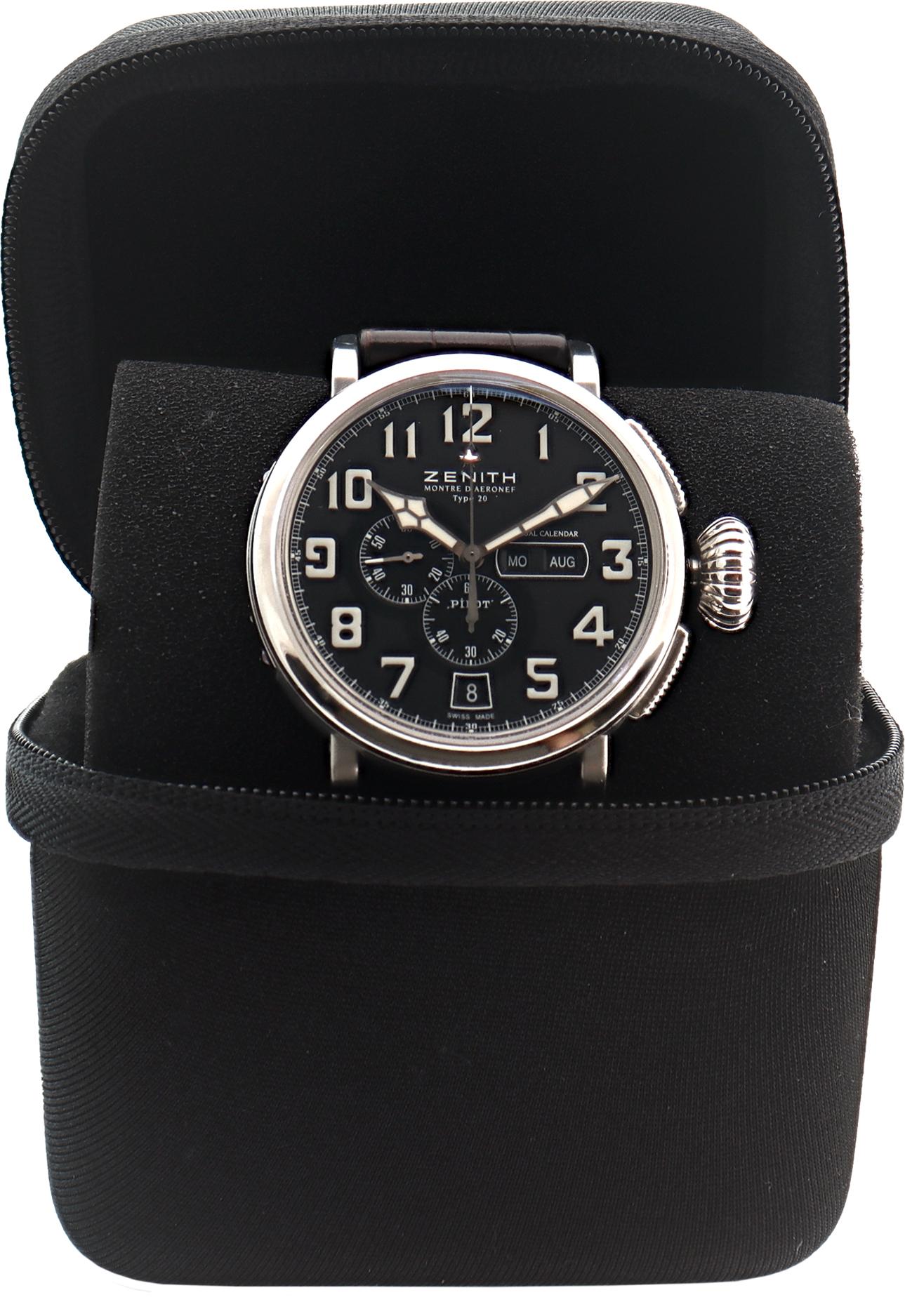 Zenith Pilot Montre d'Aéronef Type 20 Annual Calendar Chronograph Wristwatch 1