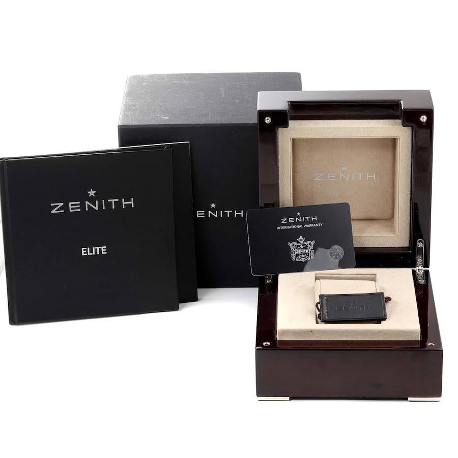 Zenith Pilot Montre d'Aeronef Type 20 Titanium Mens Watch 96.2431.693 Box Card For Sale 4