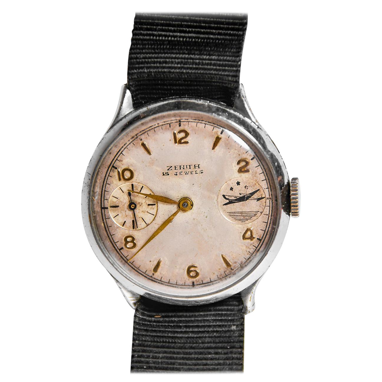 Zenith Pilot Watch from the 1930s For Sale