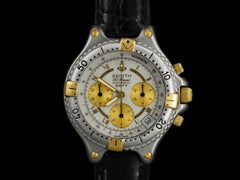 Zenith Primero Defy Mens Automatic Chronograph Watch with Papers - SS & 18K Gold