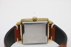 Zenith Respirator 28800 Tank Style – Gold Plated – 30mm – Automatic – c.1970