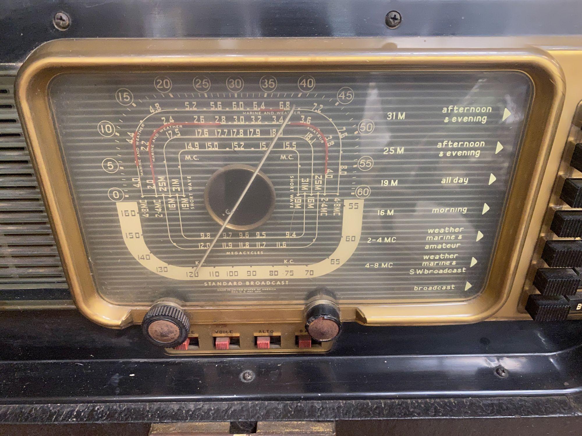 Zenith TransOceanic Model 5H40 Tube Radio 'Chicago Radio Lab', 1951 3