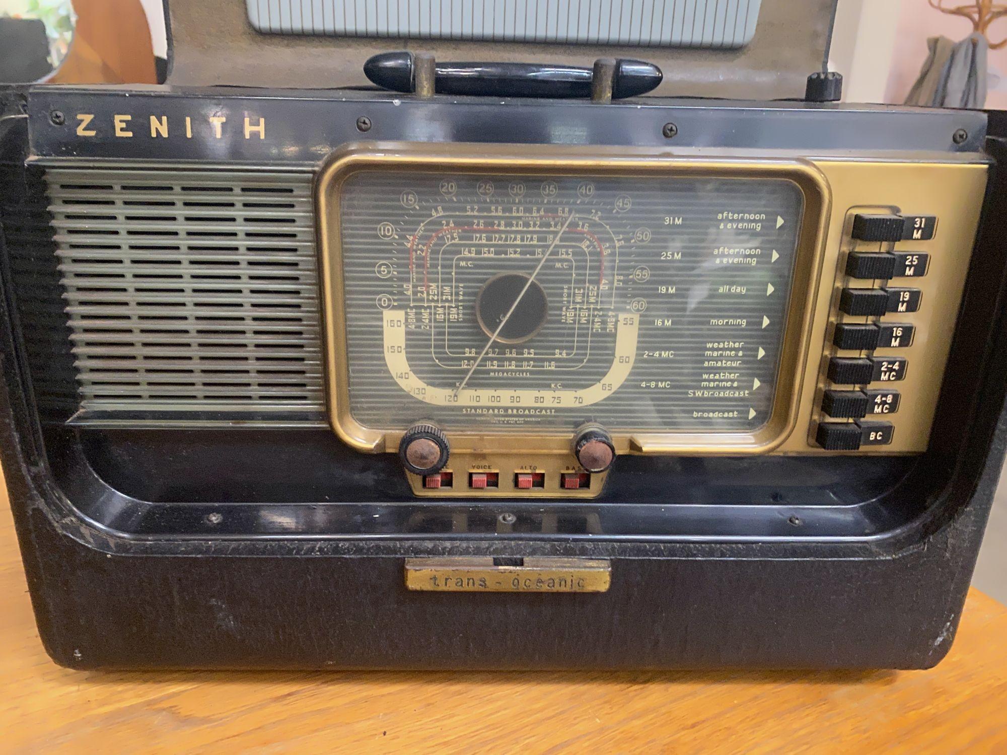 Zenith TransOceanic Model 5H40 Tube Radio 'Chicago Radio Lab', 1951 1