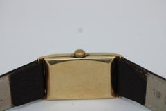 Zenith Vintage Tank Style – 9ct Gold Dennison Case – 33mm – c.1944