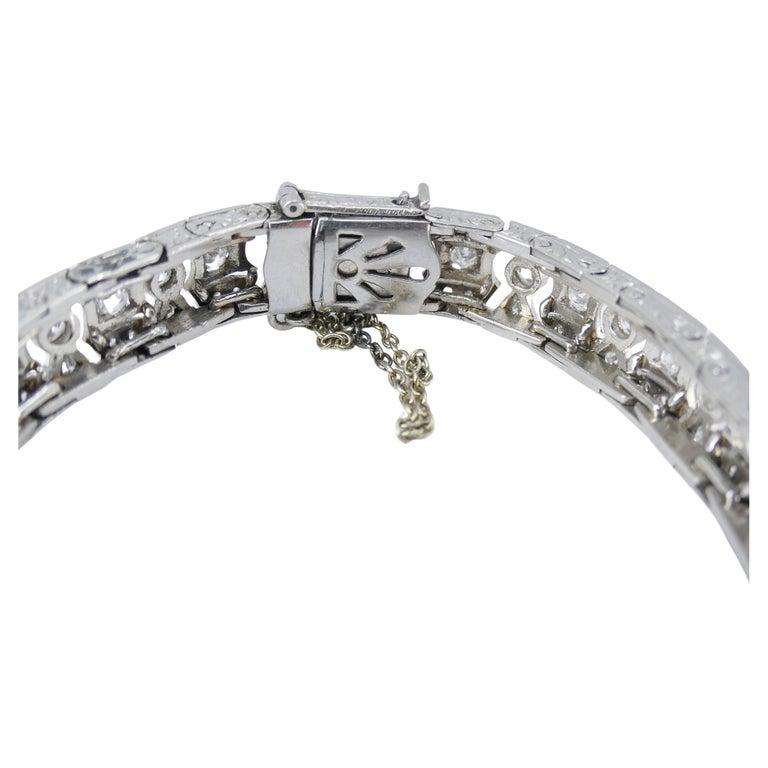 Zenith Watch Art Deco Platinum Diamond Antique Estate Jewelry For Sale 5