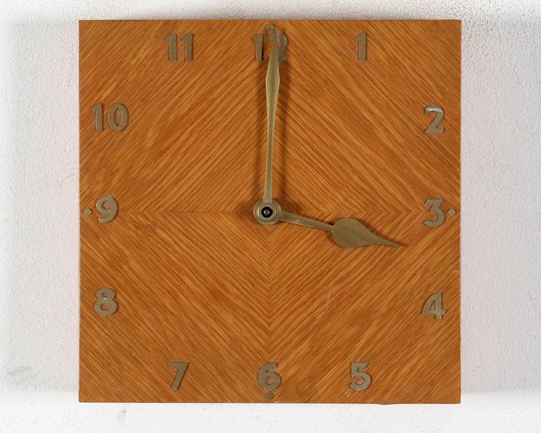 Zenith Wooden Wall Clock For Sale at 1stDibs zenith wall clock