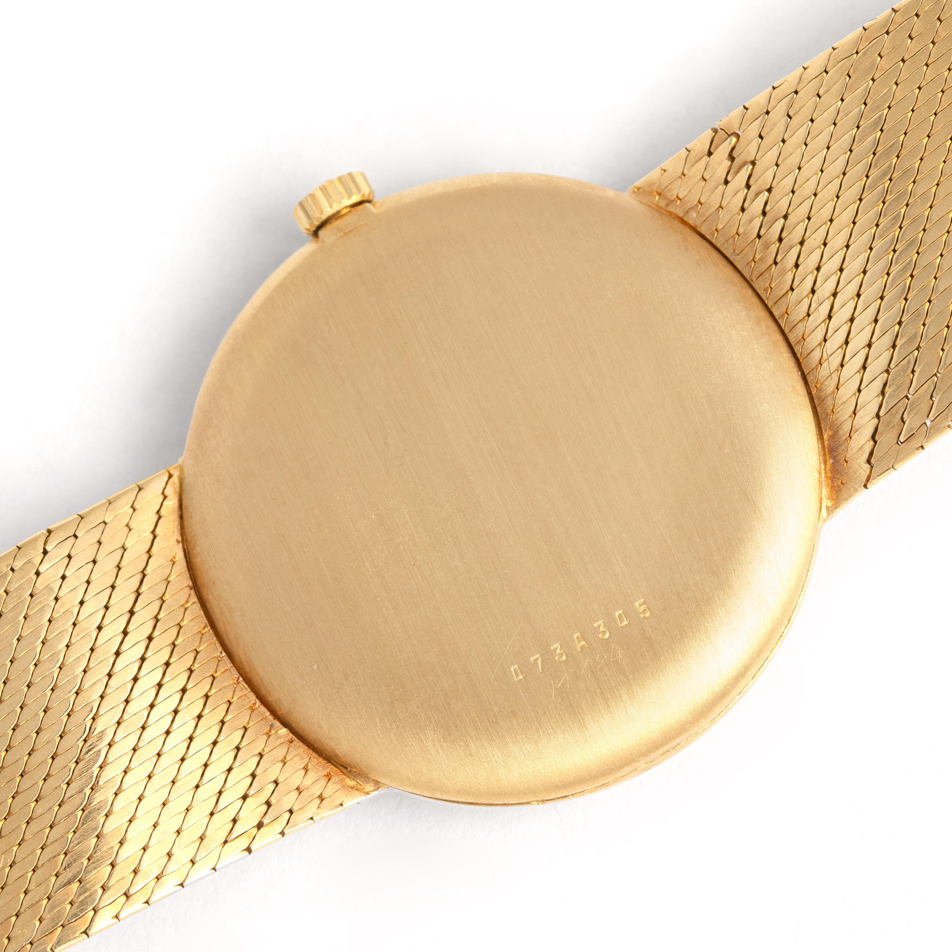 Aesthetic Movement Zenith Yellow Gold 18K Wristwatch 1970S