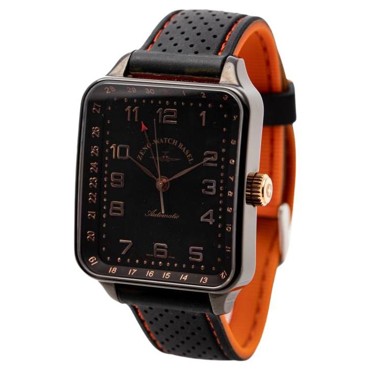 Montre Zeno Basel 41x46mm en acier inoxydable réf. 131 en vente