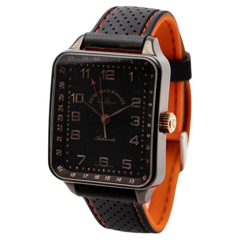 Zeno-watch Basel 41x46mm in acciaio inossidabile Ref: 131 in vendita su  1stDibs