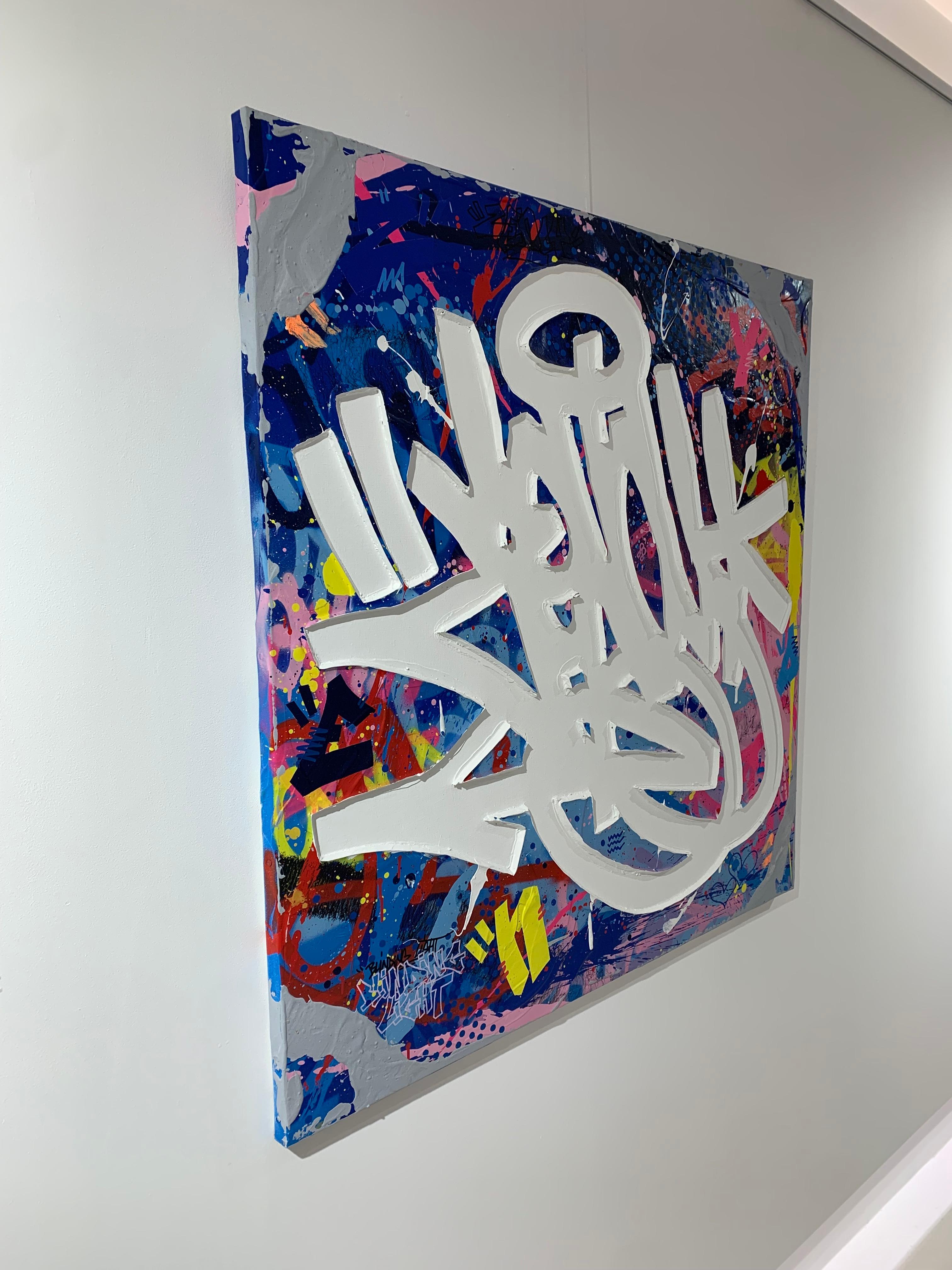 Untitled - Graffiti and street art painting by Zenoy  For Sale 1