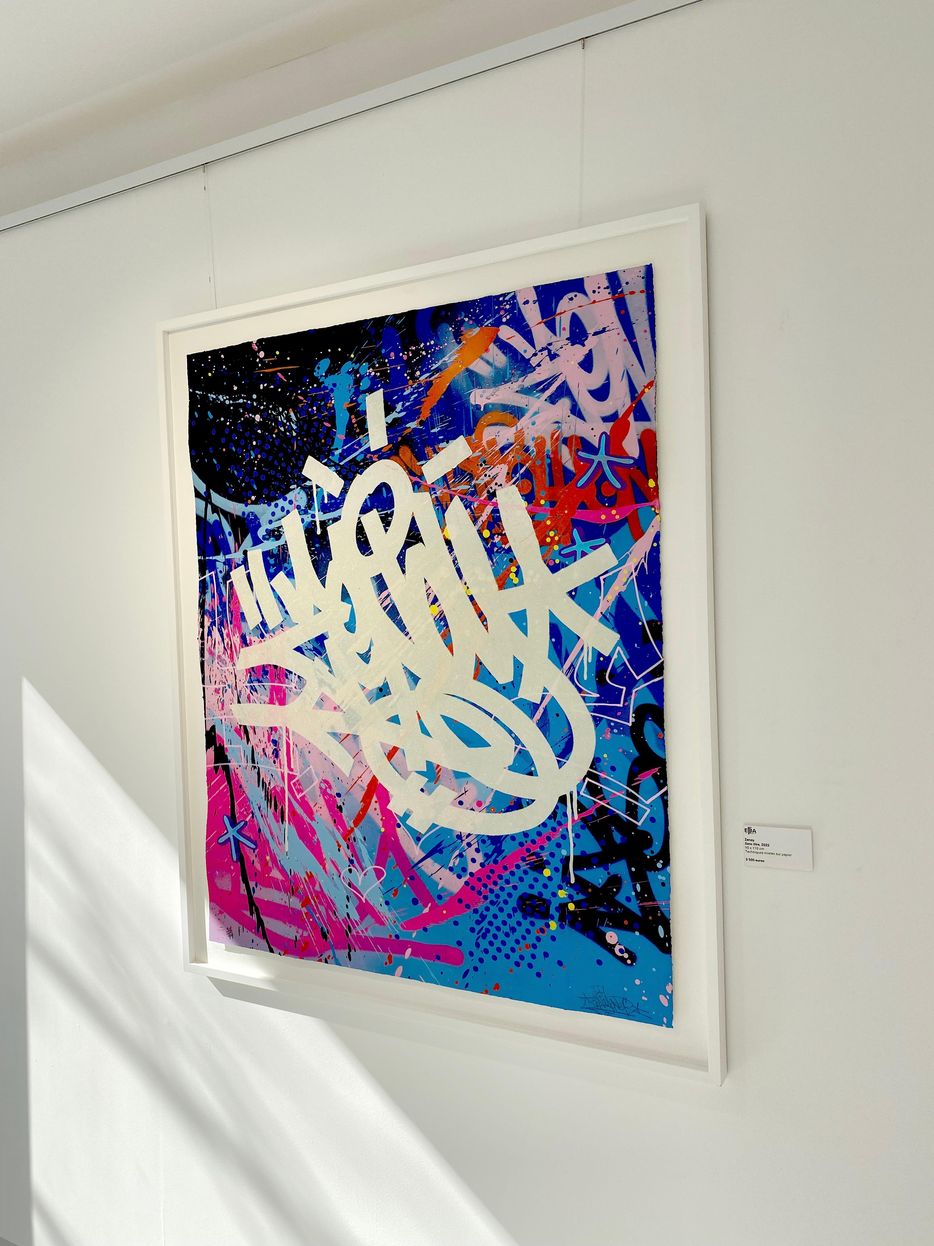 Untitled IV - Graffiti and street art painting by Zenoy  For Sale 2