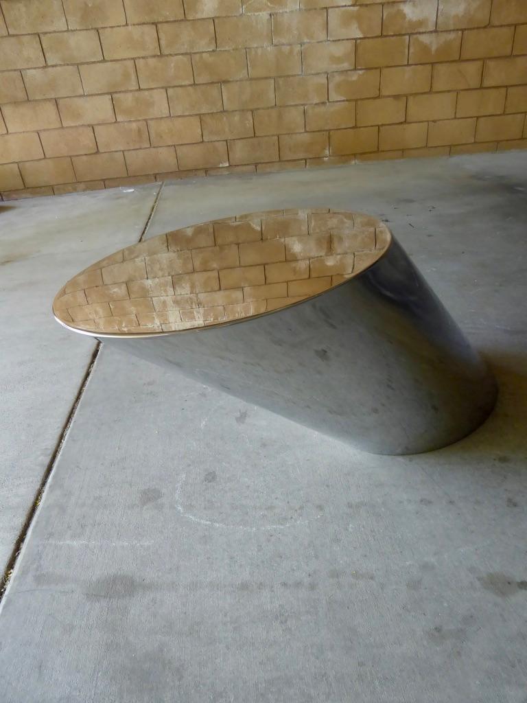 Post-Modern Zephyr Side Table Designed by J. Wade Beam for Brueton