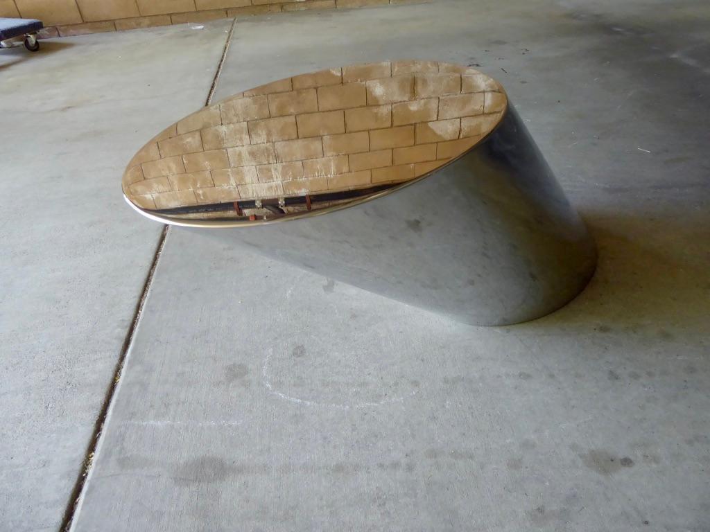 American Zephyr Side Table Designed by J. Wade Beam for Brueton