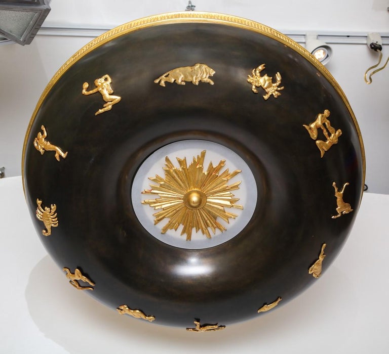 Zephyr Zodiac Light by David Duncan, Swedish Grace Style Pendant Light