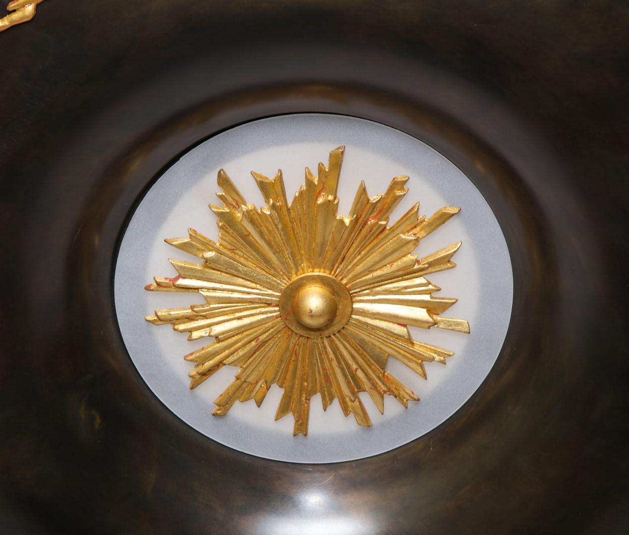 Zephyr Sternzeichenleuchte von David Duncan, schwedische Pendelleuchte im Grace-Stil (Bronze) im Angebot
