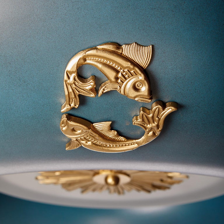 Zephyr Zodiac Light in by David Duncan Studio For Sale at 1stDibs