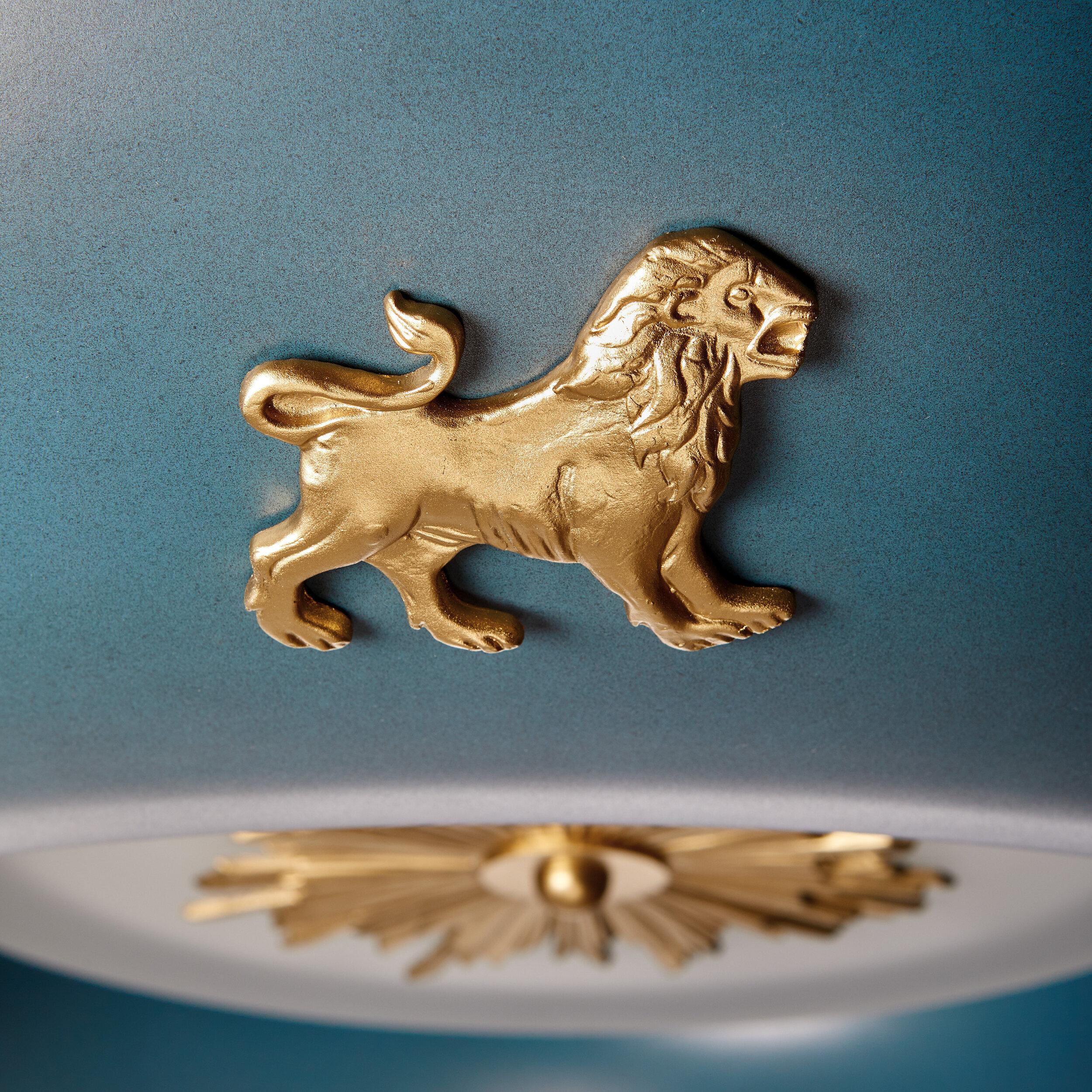 Cast Zephyr Zodiac Light in by David Duncan Studio For Sale