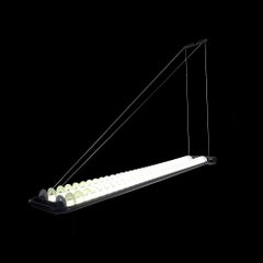 Zerbetto Neon Double Tube Floor Lamp  1981