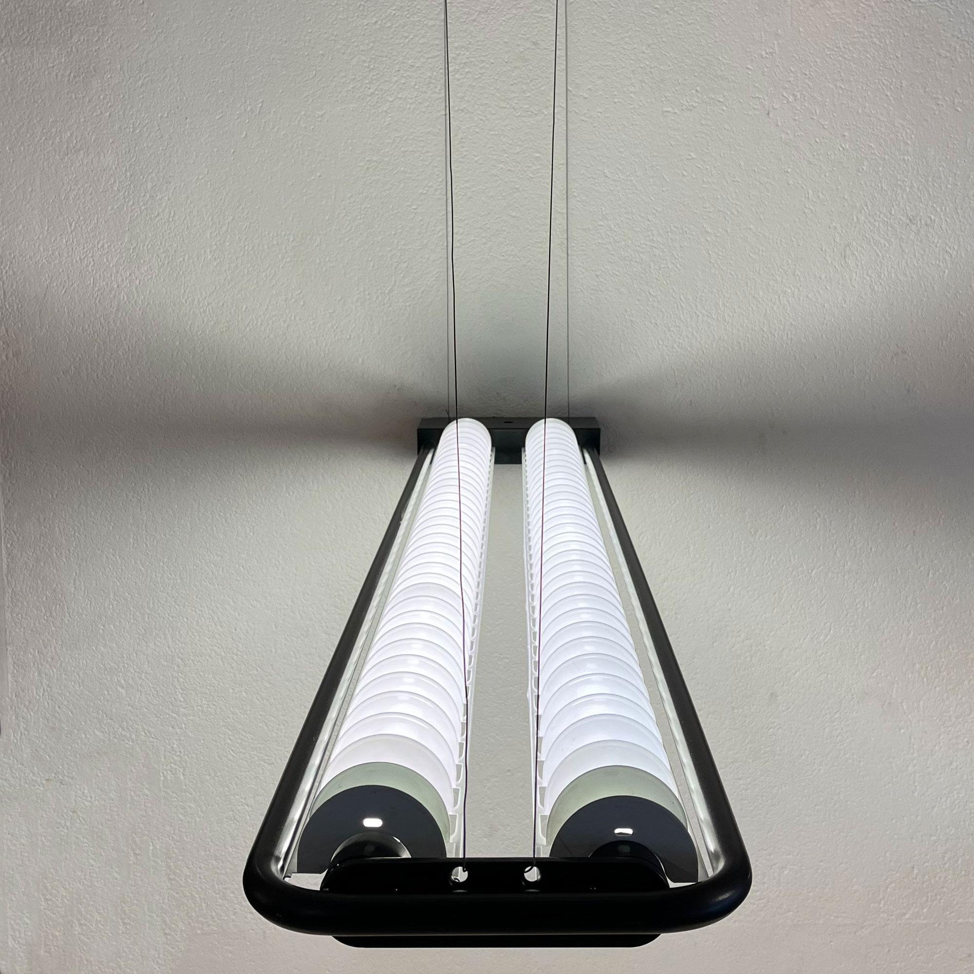 Lampadaire Zerbetto à double tube néon  1981 Bon état - En vente à Grenoble, FR