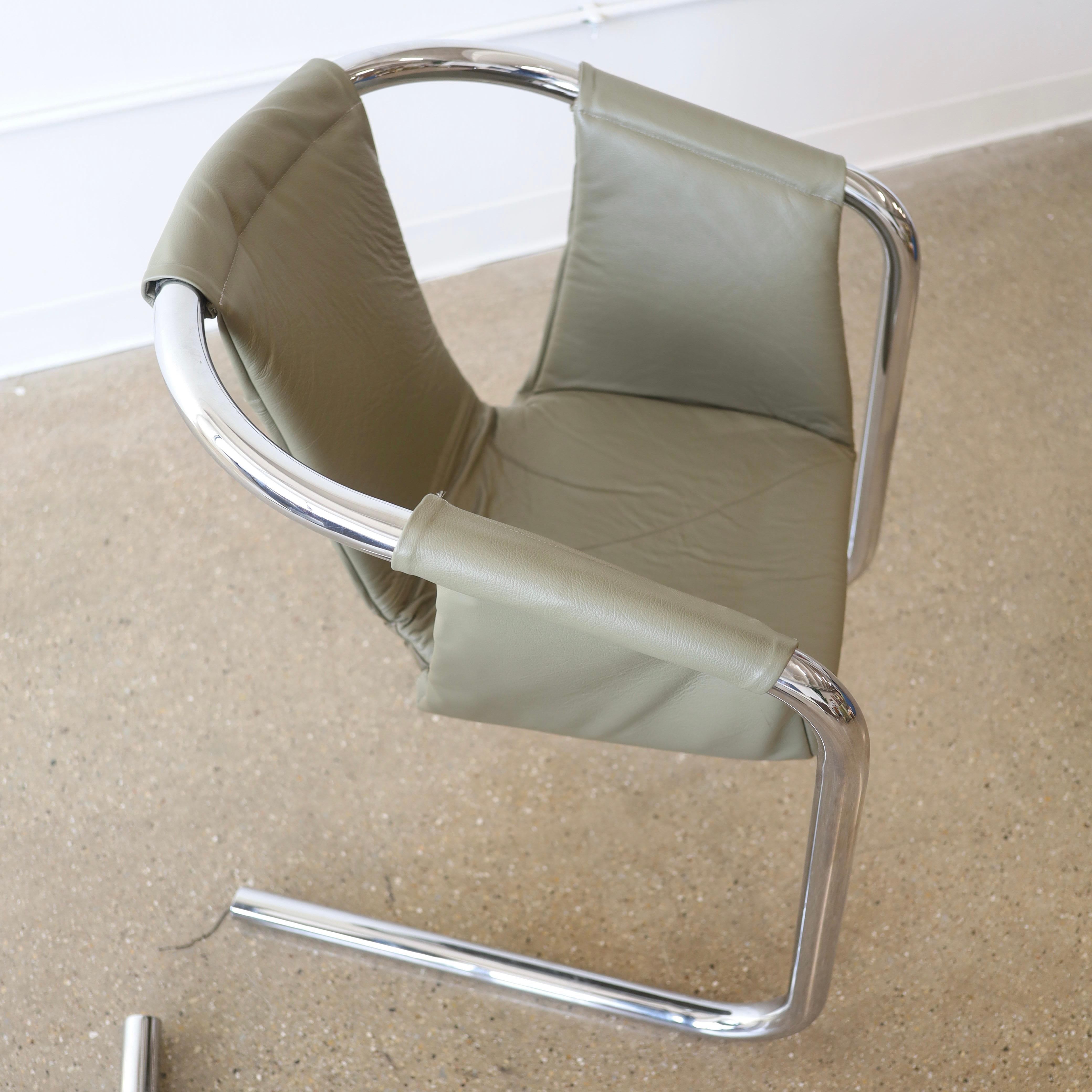 Zermatt Side Chairs by Vecta, a pair In Good Condition In Chicago, IL