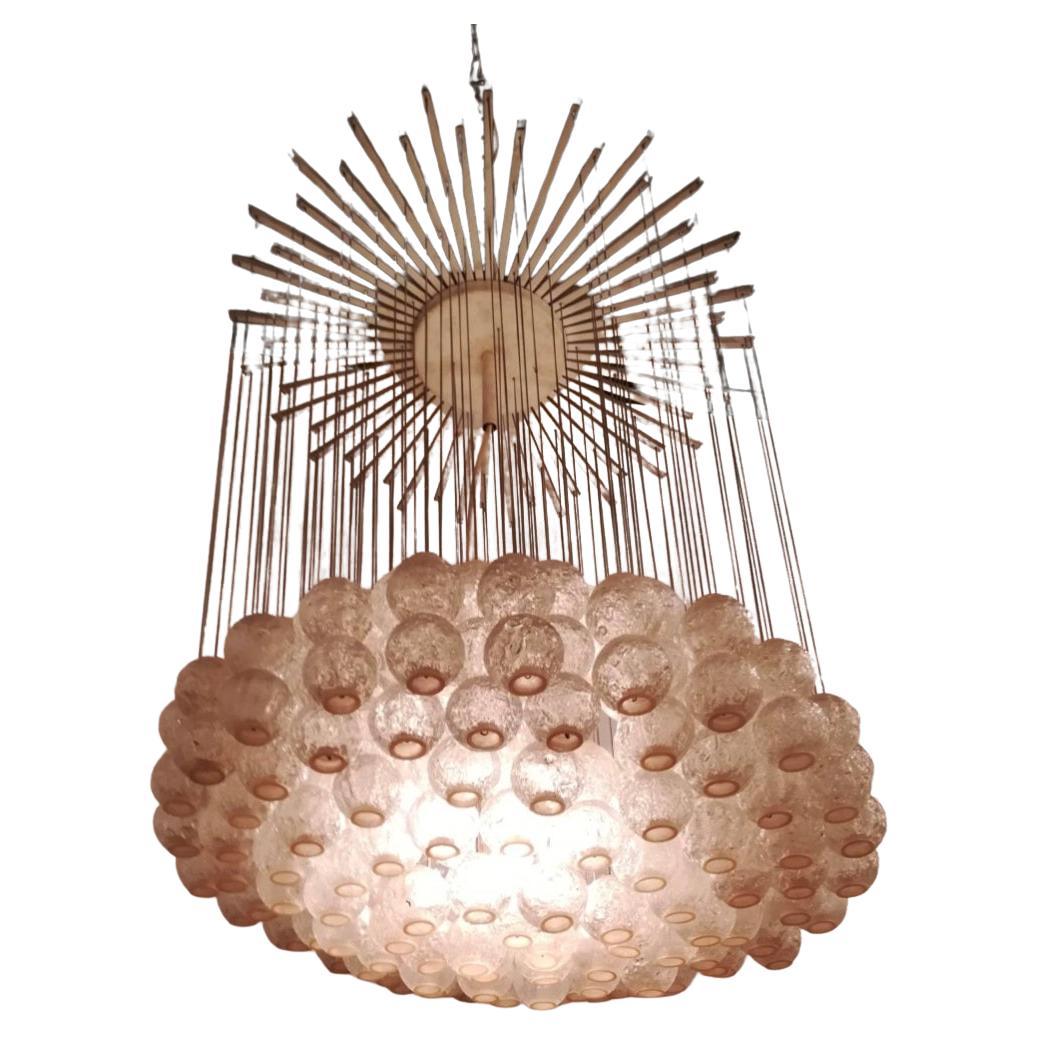 Lampadario in vetro di Murano Zero 4 Nuvola, 1970 in vendita