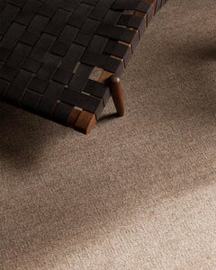 Zero Brown Handwoven Wool Rug