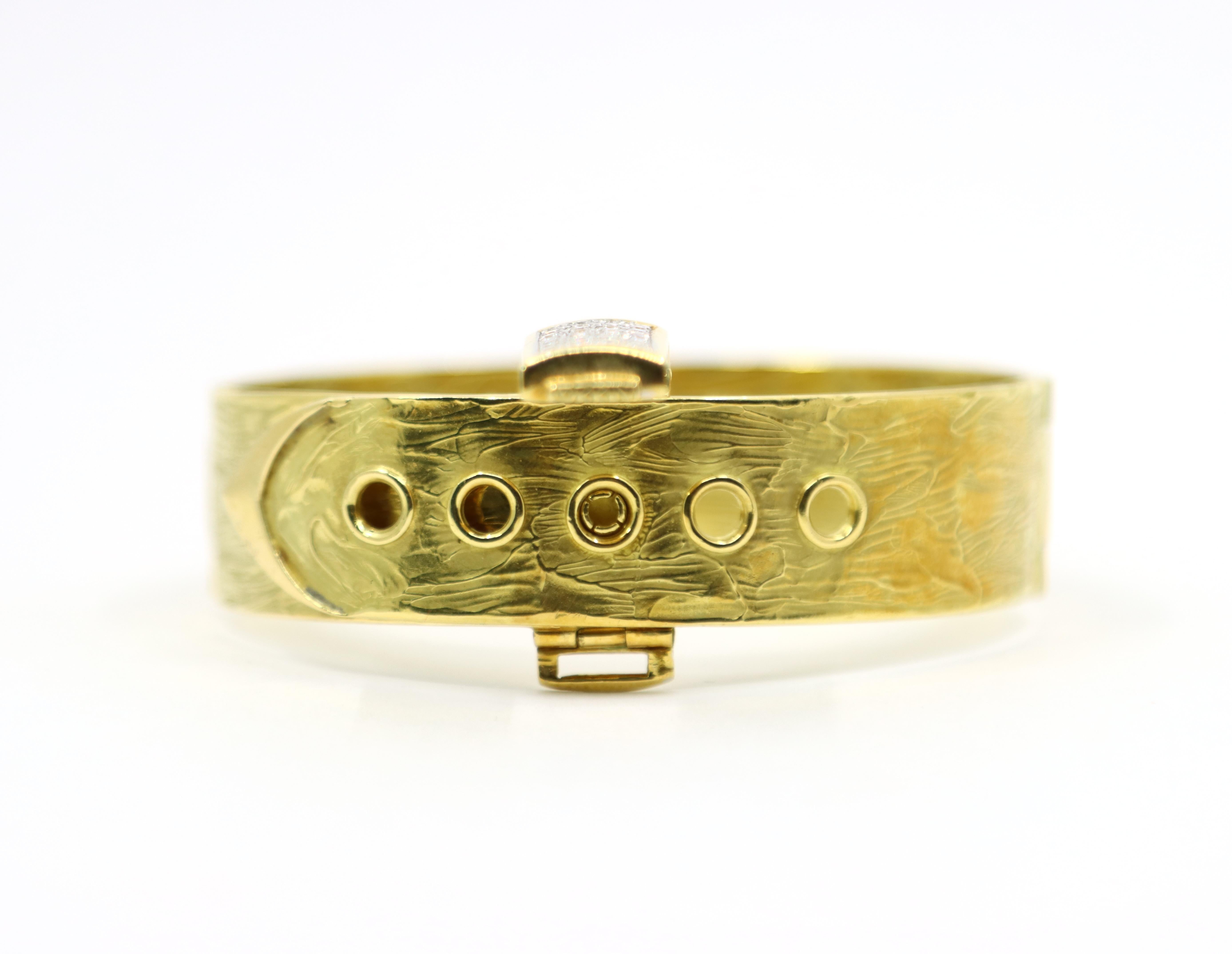 Zero by Torrini Bracelet ceinture en or 18K et diamants en vente 7
