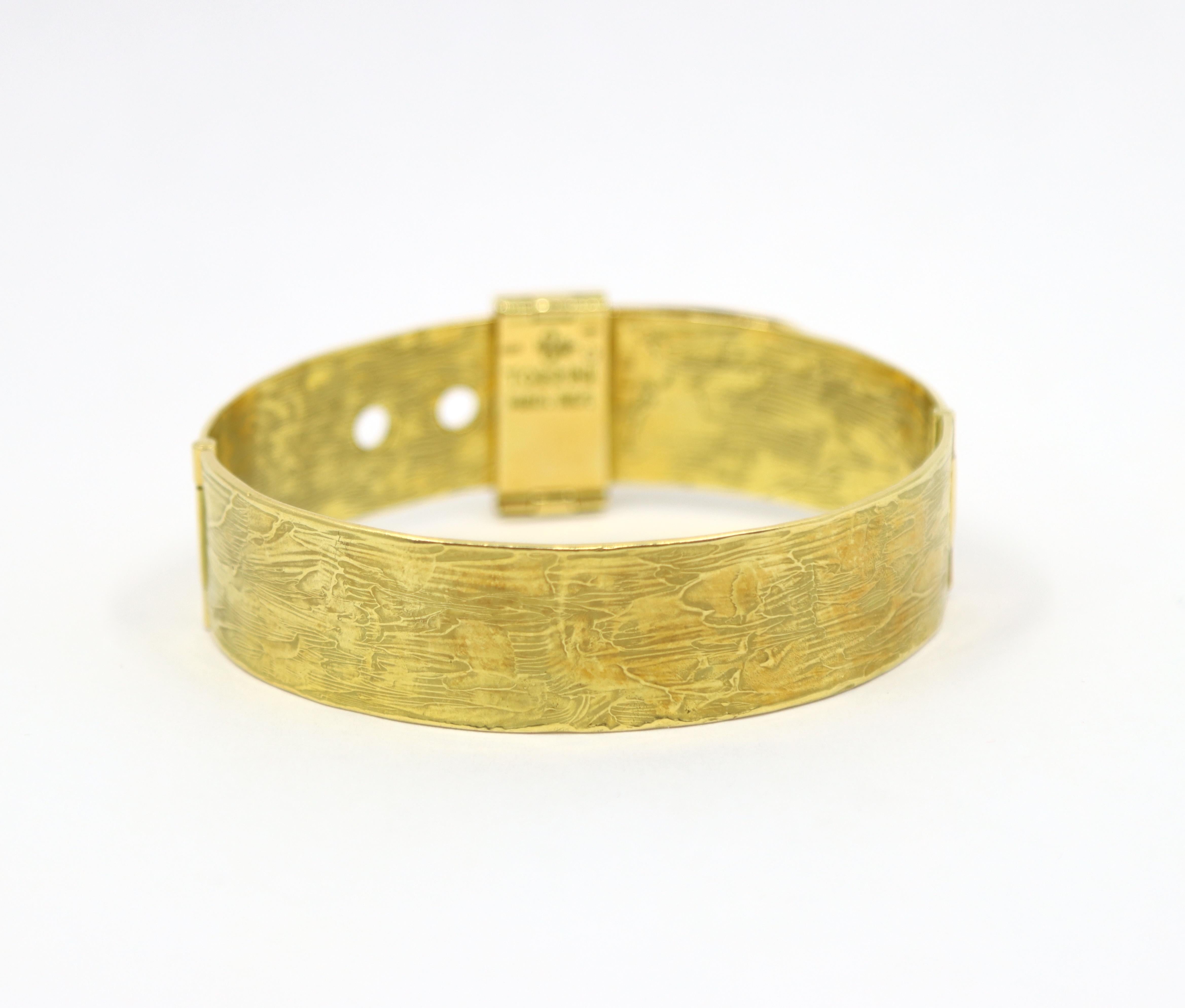 Zero by Torrini Bracelet ceinture en or 18K et diamants en vente 1