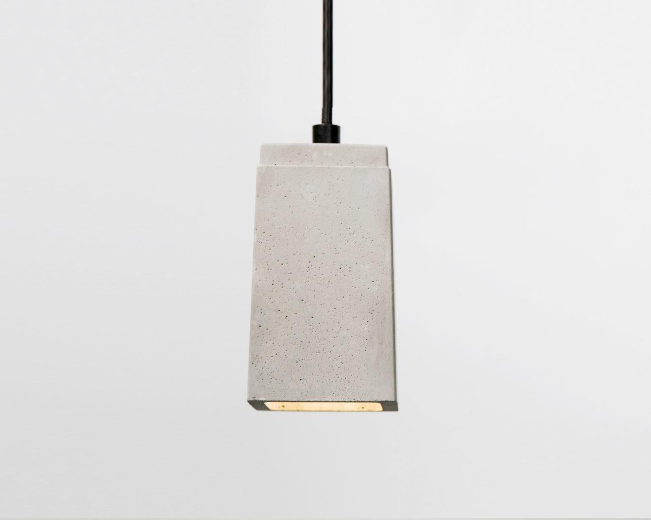 Chinese Zero, Concrete Ceiling Lamp by Bentu Design