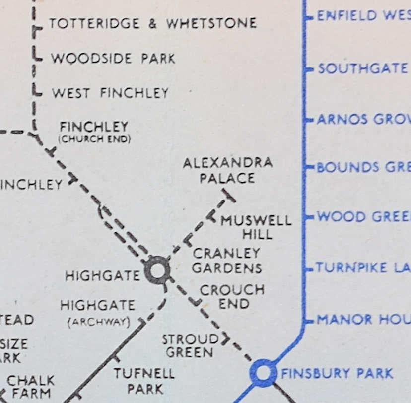 1938 No 2 London Underground Pocket Map 'Zero' Hans Schleger d'après Harry Beck - Moderne Print par Zero Hans Schleger