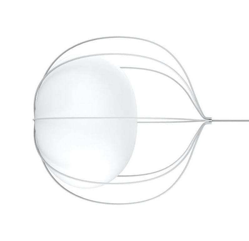 in vendita: White Ciondolo Zero LED Hoop di Front Design