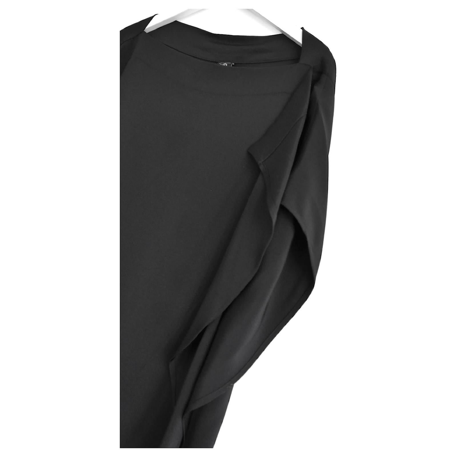 Zero+ Maria Cornejo IQ Tunic Dress Black In New Condition For Sale In London, GB