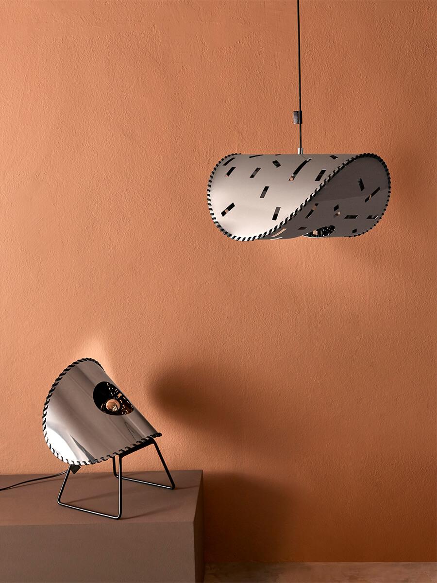 Zero Metal Pendant Lamp 'Large' Design by Jacob De Baan for Uniqka For Sale 3