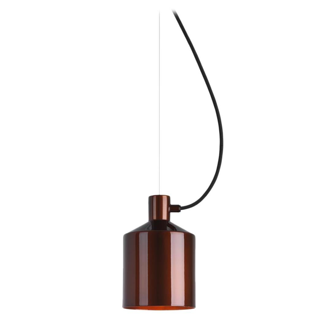 Zero Silo Pendant in Copper by Note Design Studio For Sale