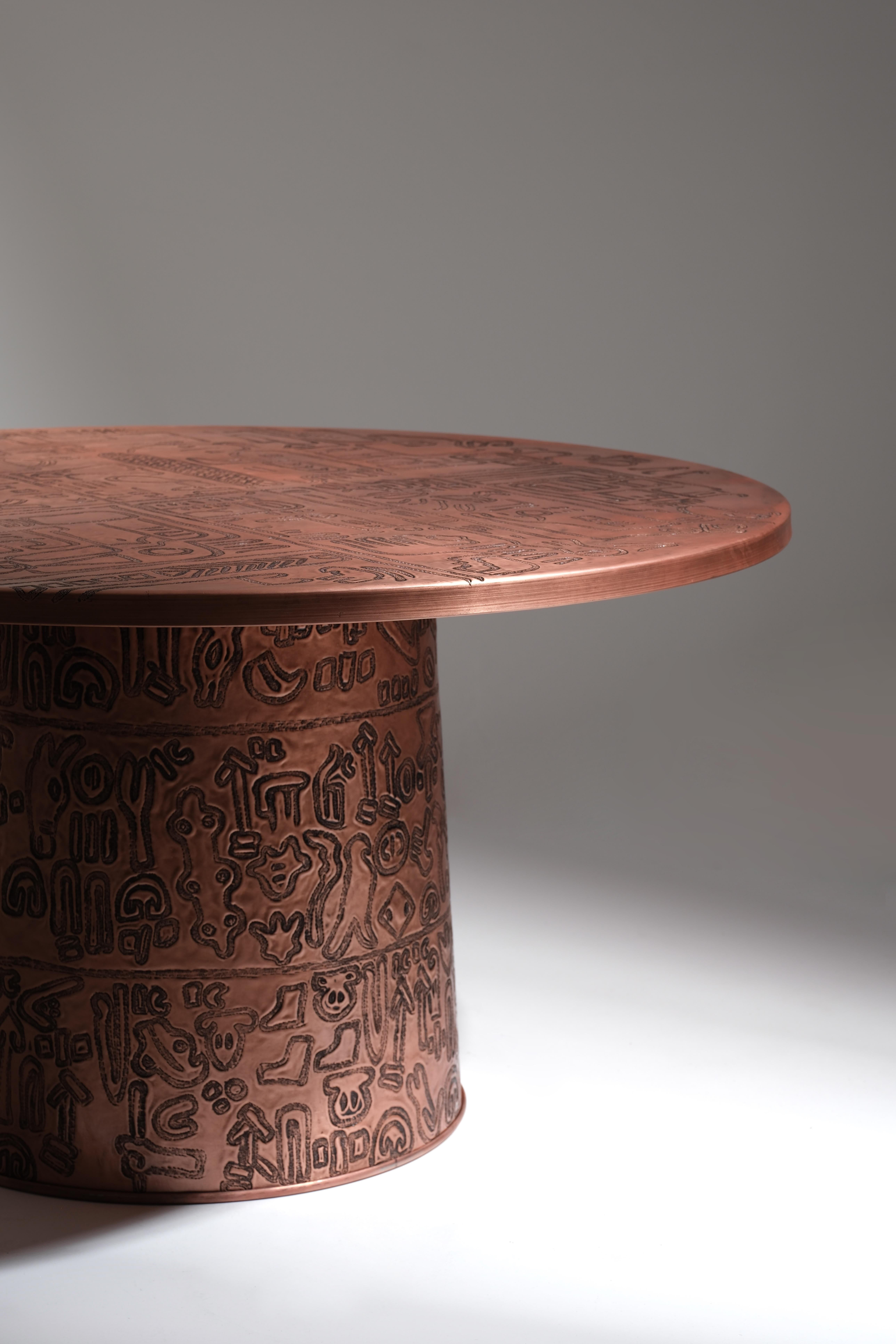 Contemporary Zero Table by Ayse Zelal Tugrul For Sale