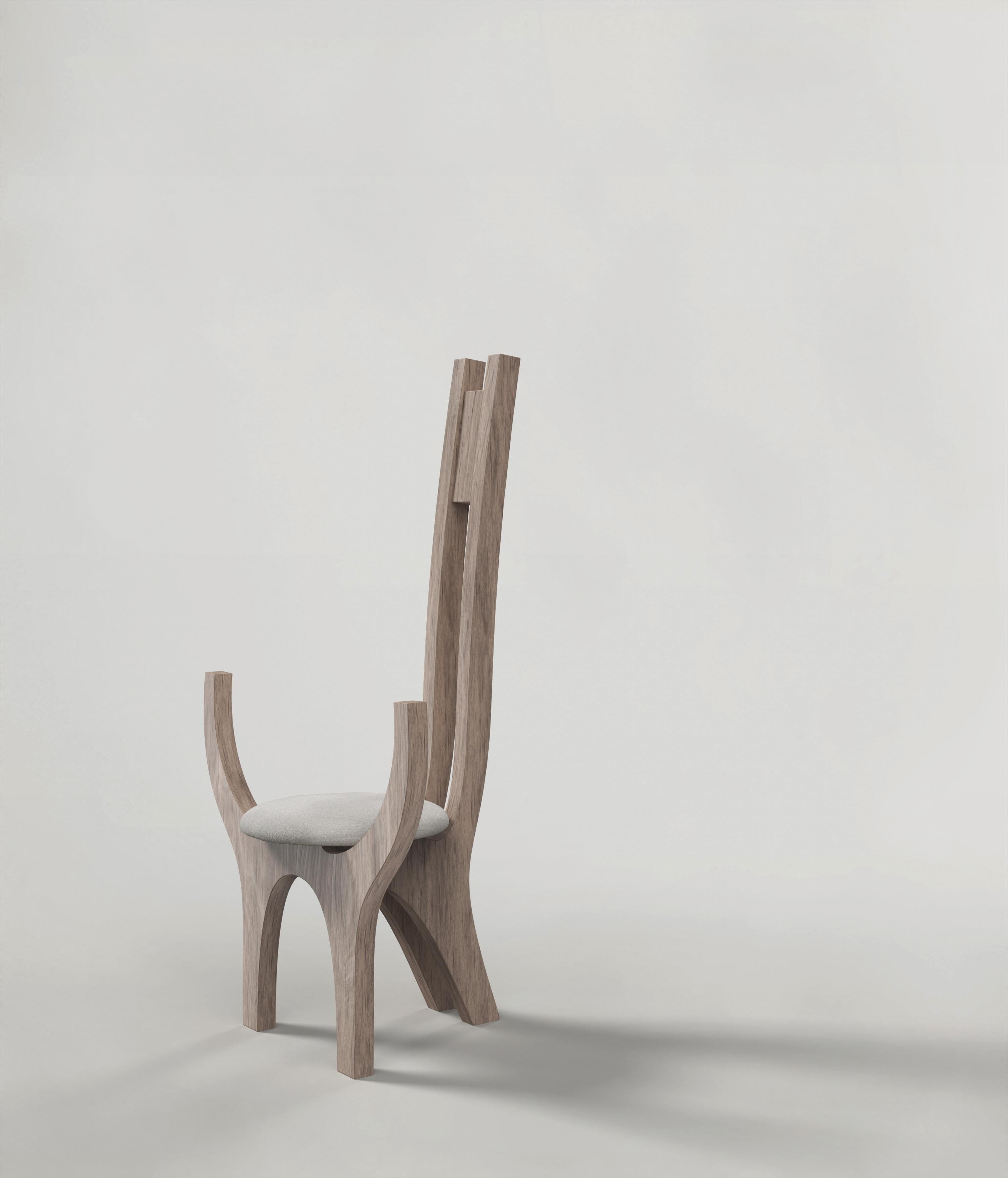 Zero V2 is a 21st Century sculptural armchair made by young Italian artists in Ash Wood. The piece is manufactured in a limited edition of 15 signed and progressively numbered examples. It is part of the collectible design language Zero that has