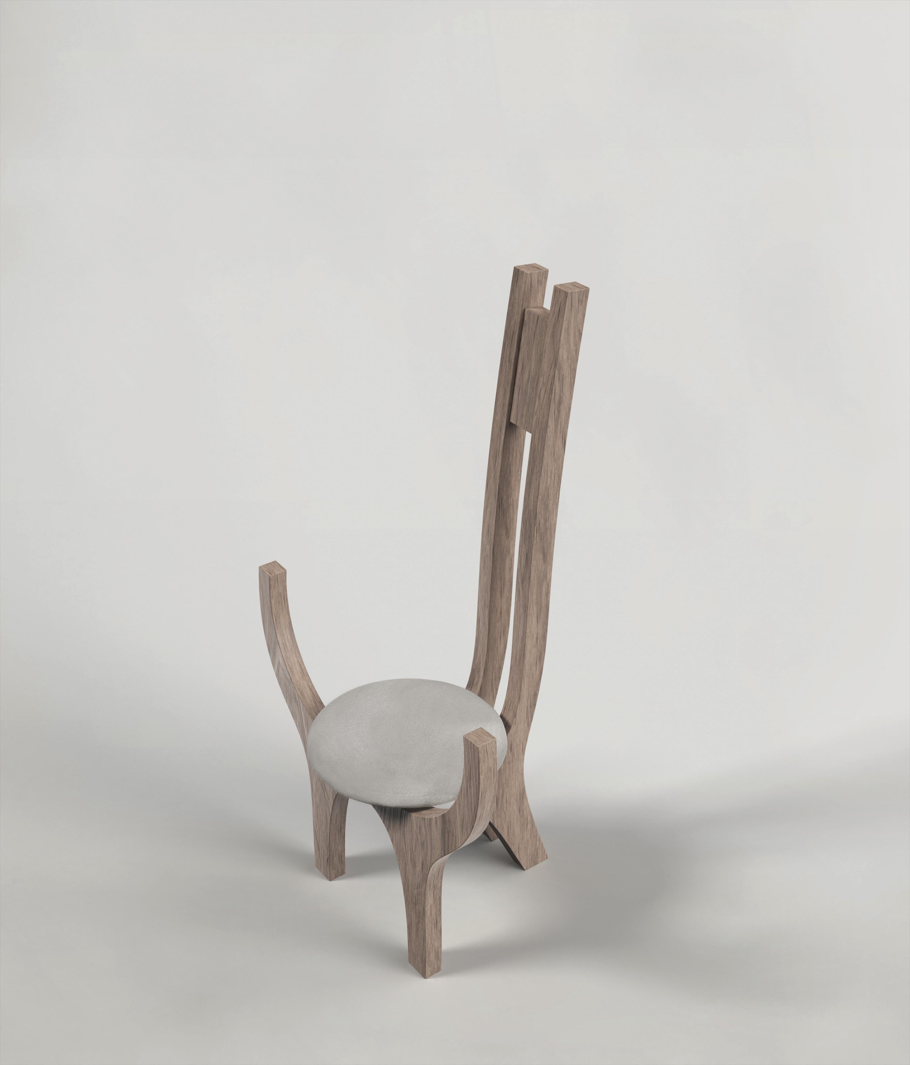 Contemporary Limited Edition Ash Wood Armchair, Zero V2 by Edizione Limitata In New Condition For Sale In Milano, IT