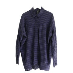 Zero+Maria Cornejo Navy/Black Loose Shirt