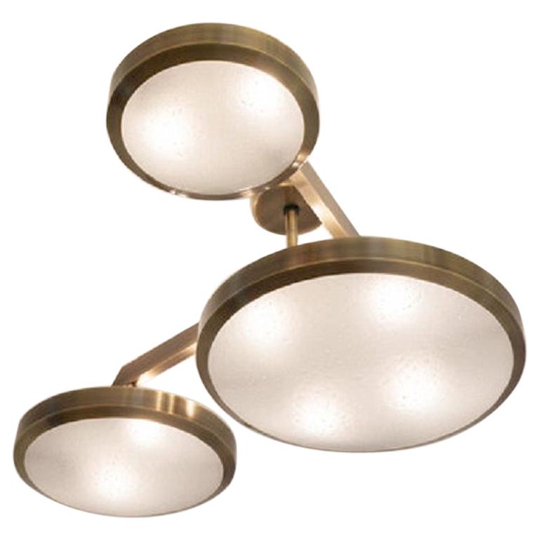 Yellow (POLISHED BRASS) Zeta Ceiling Light by form A