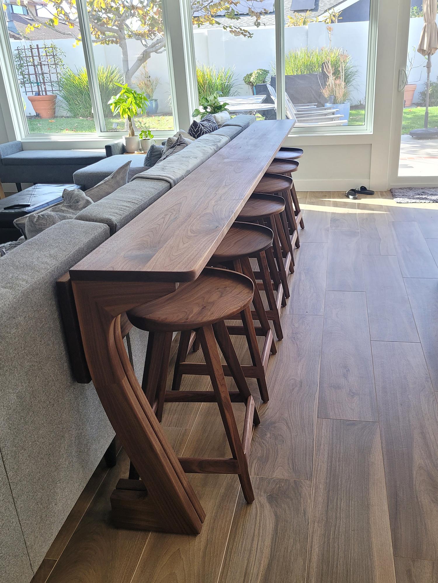 Cherry ZETA Expanding Sofa Table For Sale