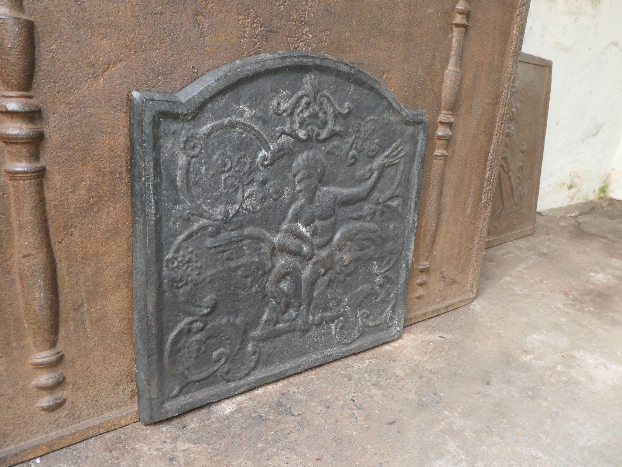 Zeus and Leda Fireback, Style Napoleon III, 20th Century For Sale 3