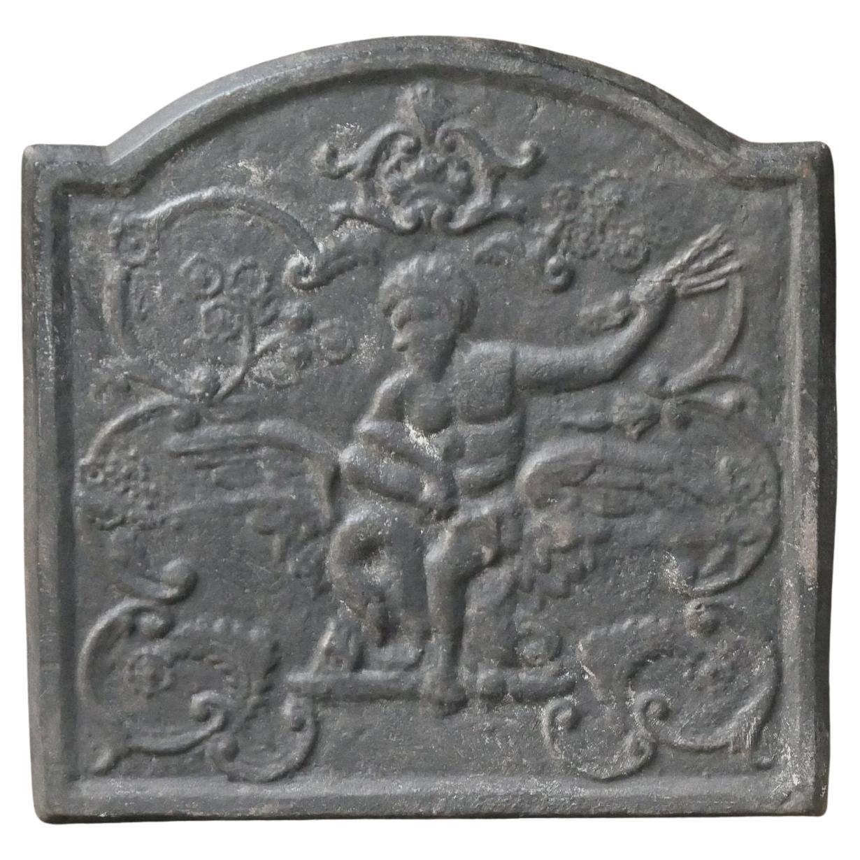Zeus and Leda Fireback, Style Napoleon III, 20th Century For Sale